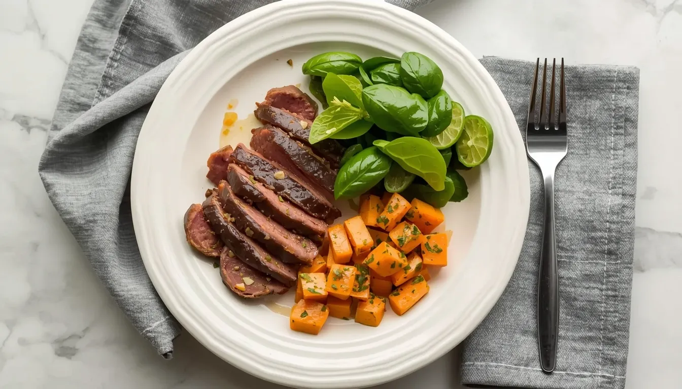 Venison and sweet potato dog food